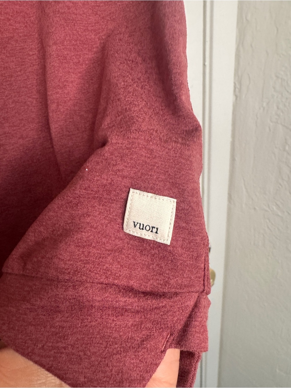 Vuori Dusty Rose Hooded Pullover - Picture 3 of 4